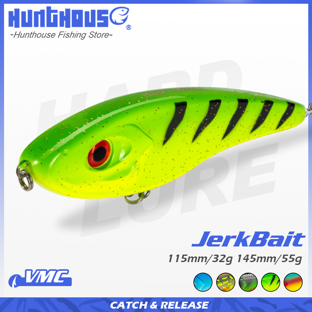 Hunthouse Jerkbait Musky Buste - огляд і ціна Fishing Lure Swimbait