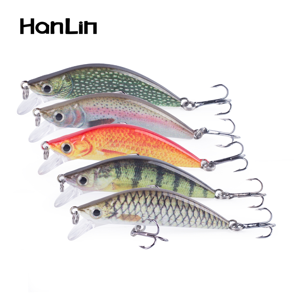 Hanlin Mini Minnow 55mm 5.8g F - огляд і ціна Fishing Lure Swimbait